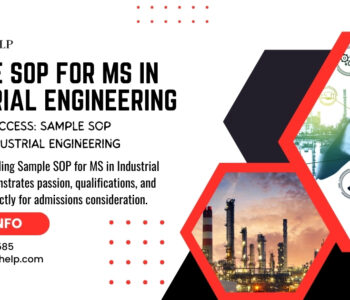 Designing Success: Sample SOP for MS in Industrial Engineering